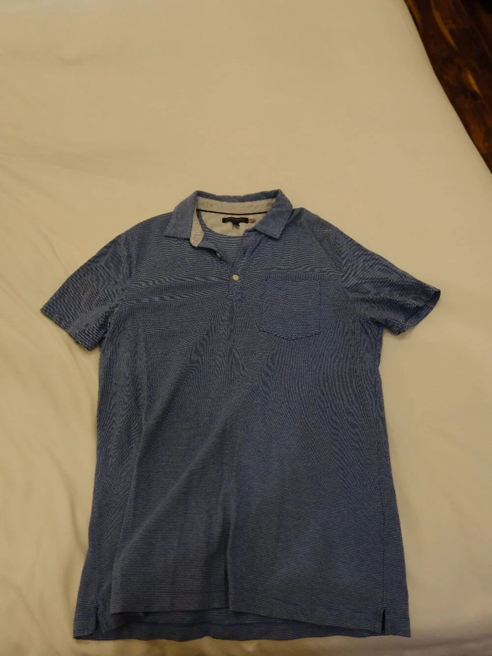Banana Republic Performance Luxe Polo Blue L